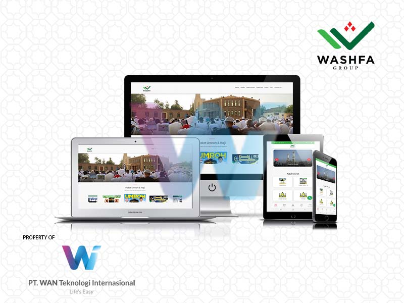 Website Haji & Umroh Washfa Group